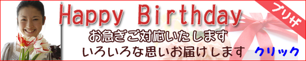 �ץꥶ���֥ɥե������եȡ�Happy Birthday 